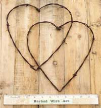 Double Hearts ~ Country Folk Art